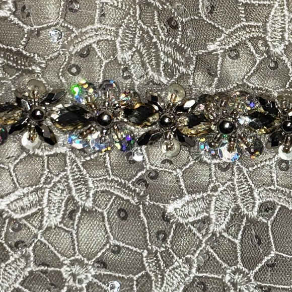 Rianna Size 10 Women's Beige Dress - Pre-Owned - Picture 2 of 8